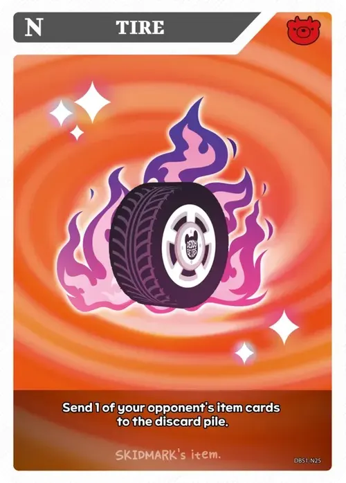 Tire item card