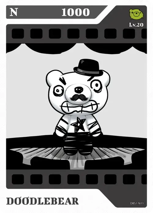 Doodlebear card