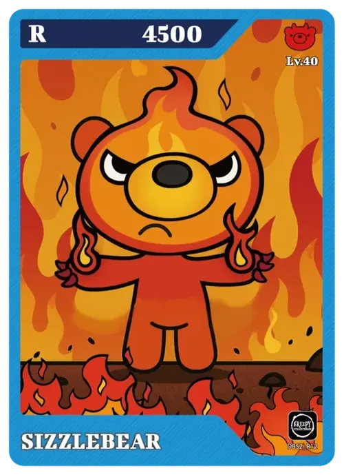 Sizzlebear Rare card